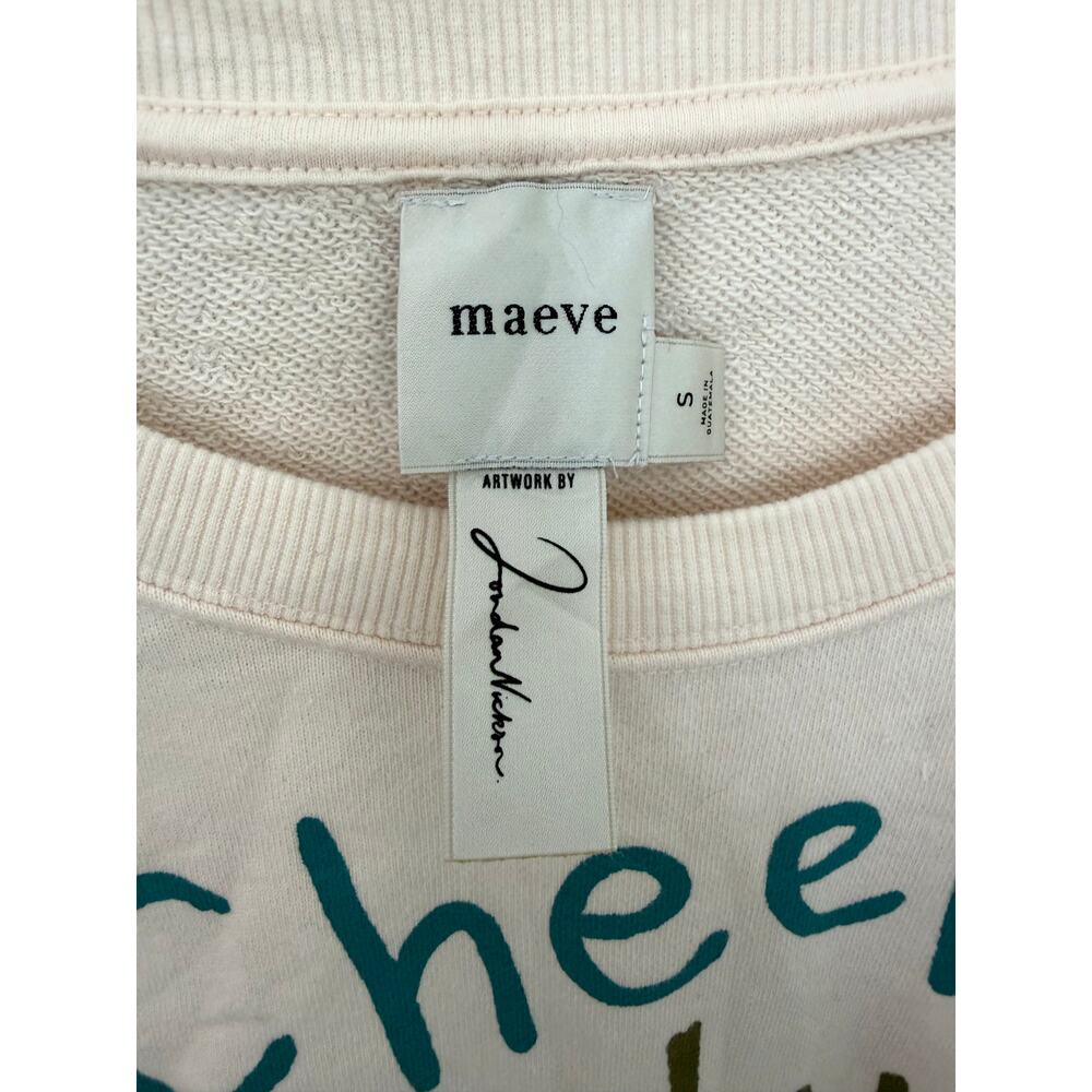 JORDAN NICKSON x ANTHROPOLOGIE Cheers Graphic Sweatshirt - Picture 3 of 8
